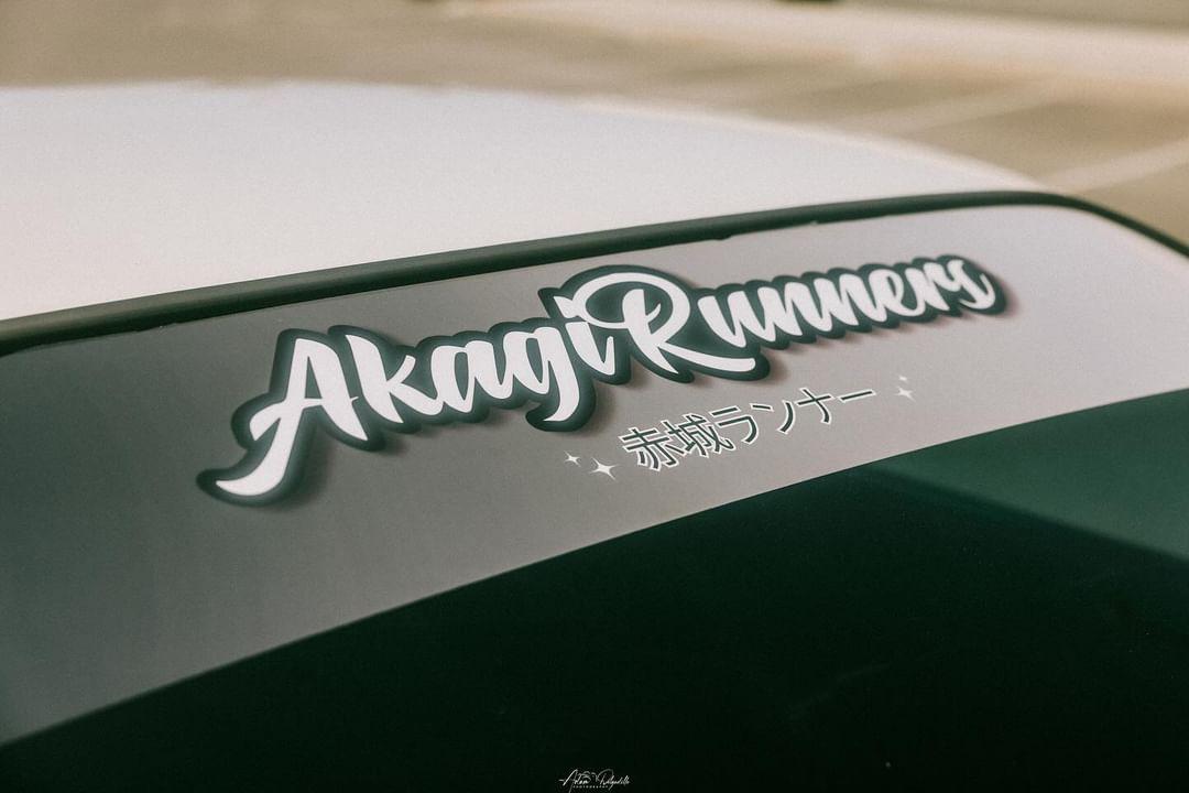 AkagiRunners Windshield Banner
